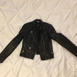 Express leather jacket